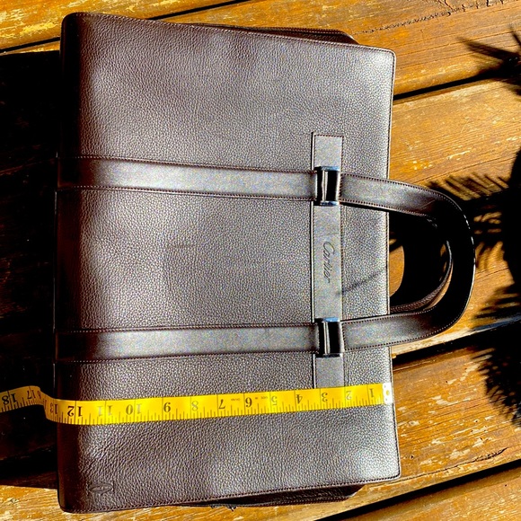 Cartier Briefcase - Brown Leather - Picture 8 of 8